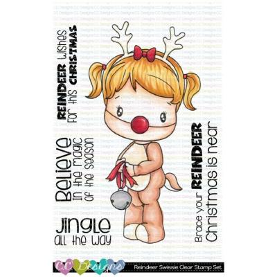C.C. Designs Clear Stamps - Reindeer Swissie